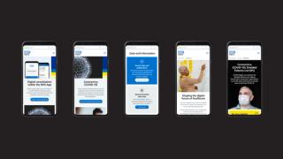NHS Digital mobile website mockups