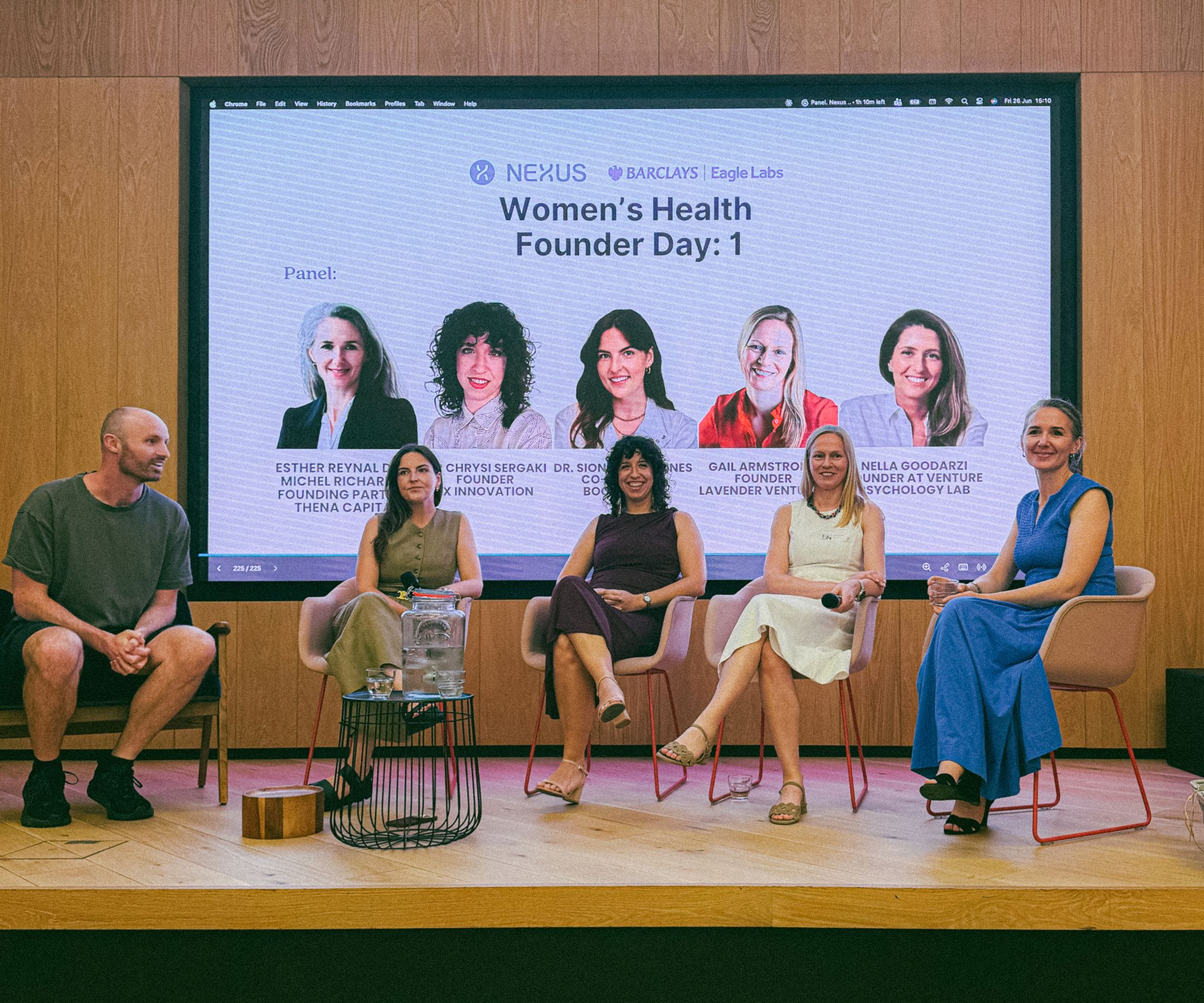 Photograph of the Founder's Day 1 panel discussion.