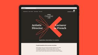 Creative Labs microsite visual