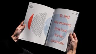 LUBS advertorial mockup reading 'To find the answers, first look for the questions'