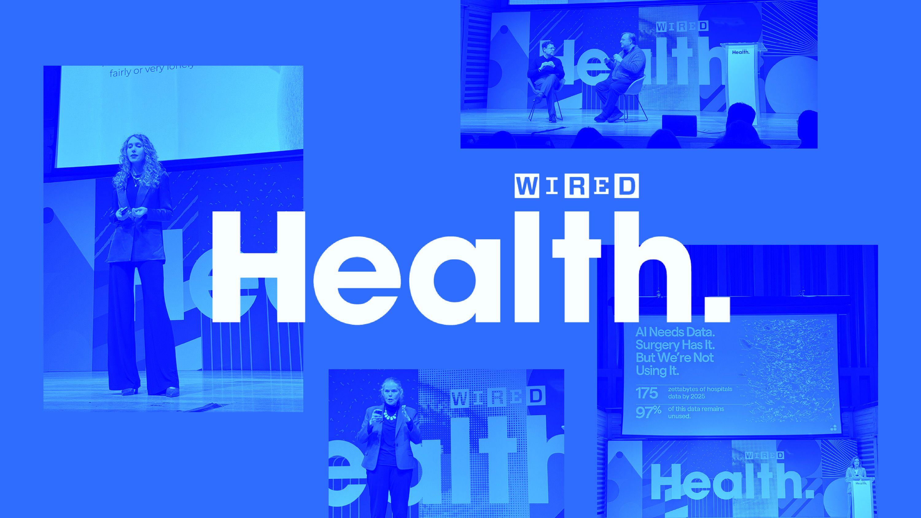 Collection of photos from Wired Health 2025 event