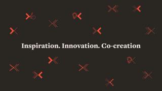 Graphic reading 'Inspiration. Innovation. Co-creation.'