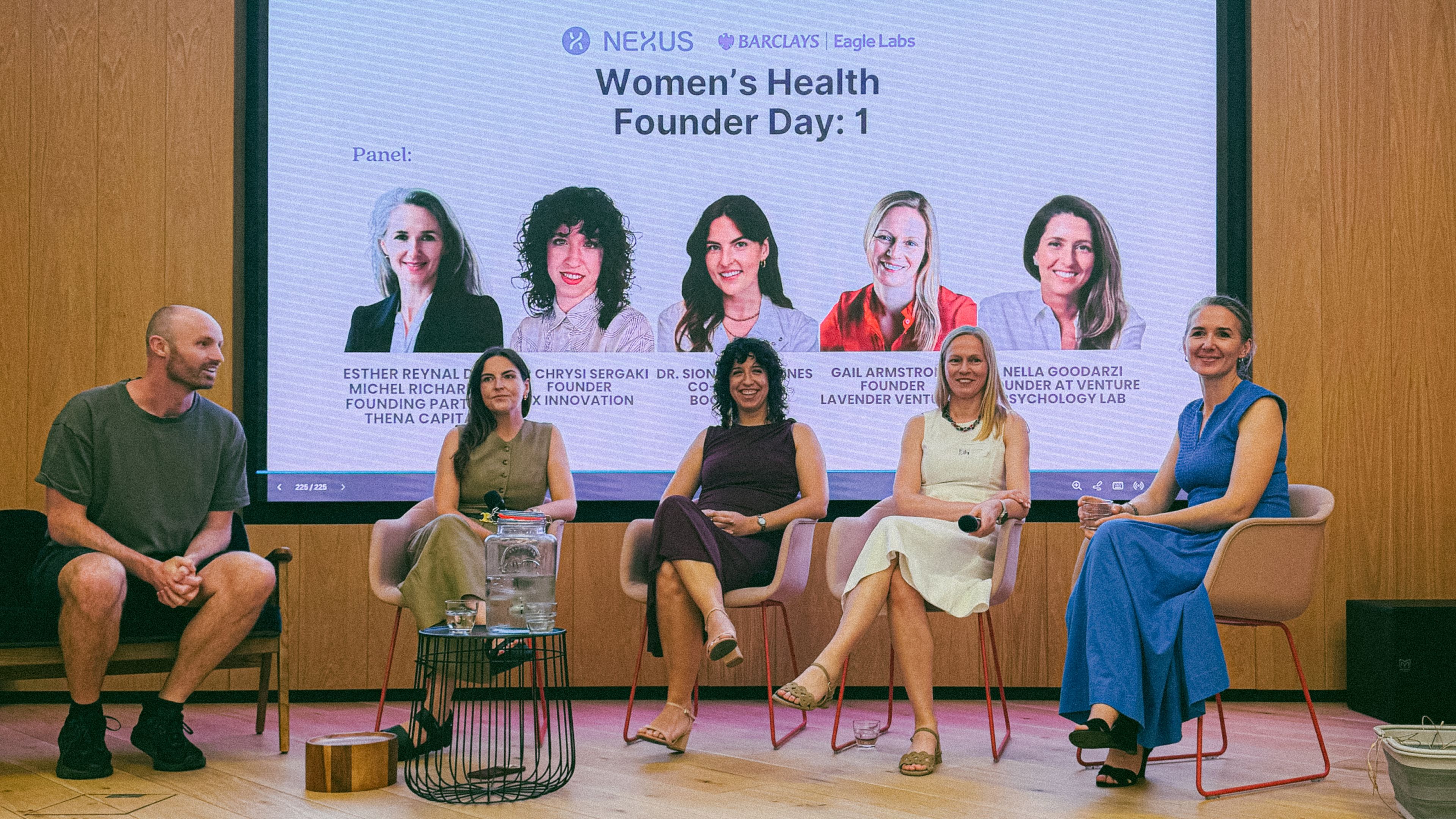 Photograph of the Founder's Day 1 panel discussion.