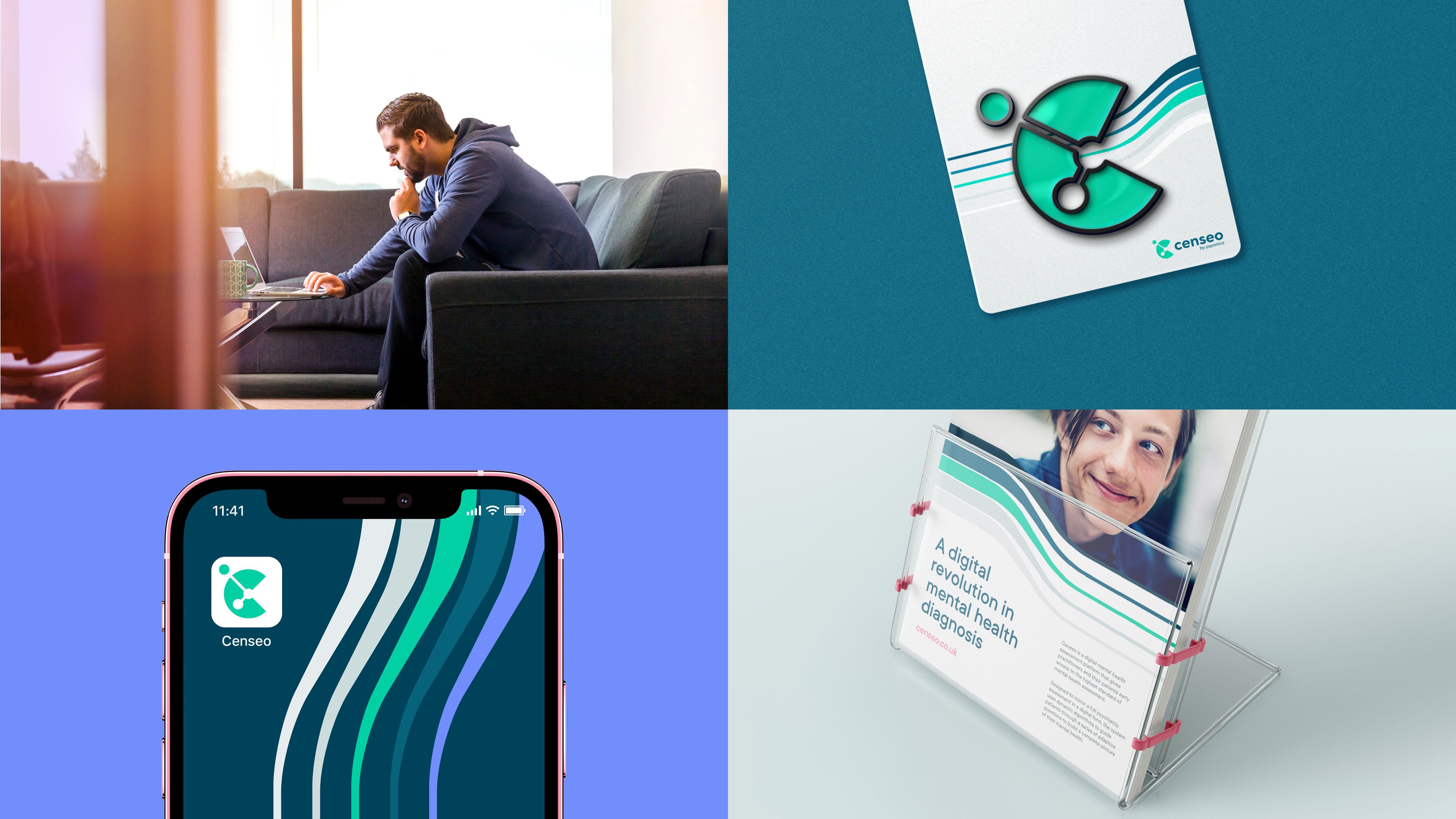 A selection of other branded materials including a pin badge and flyers