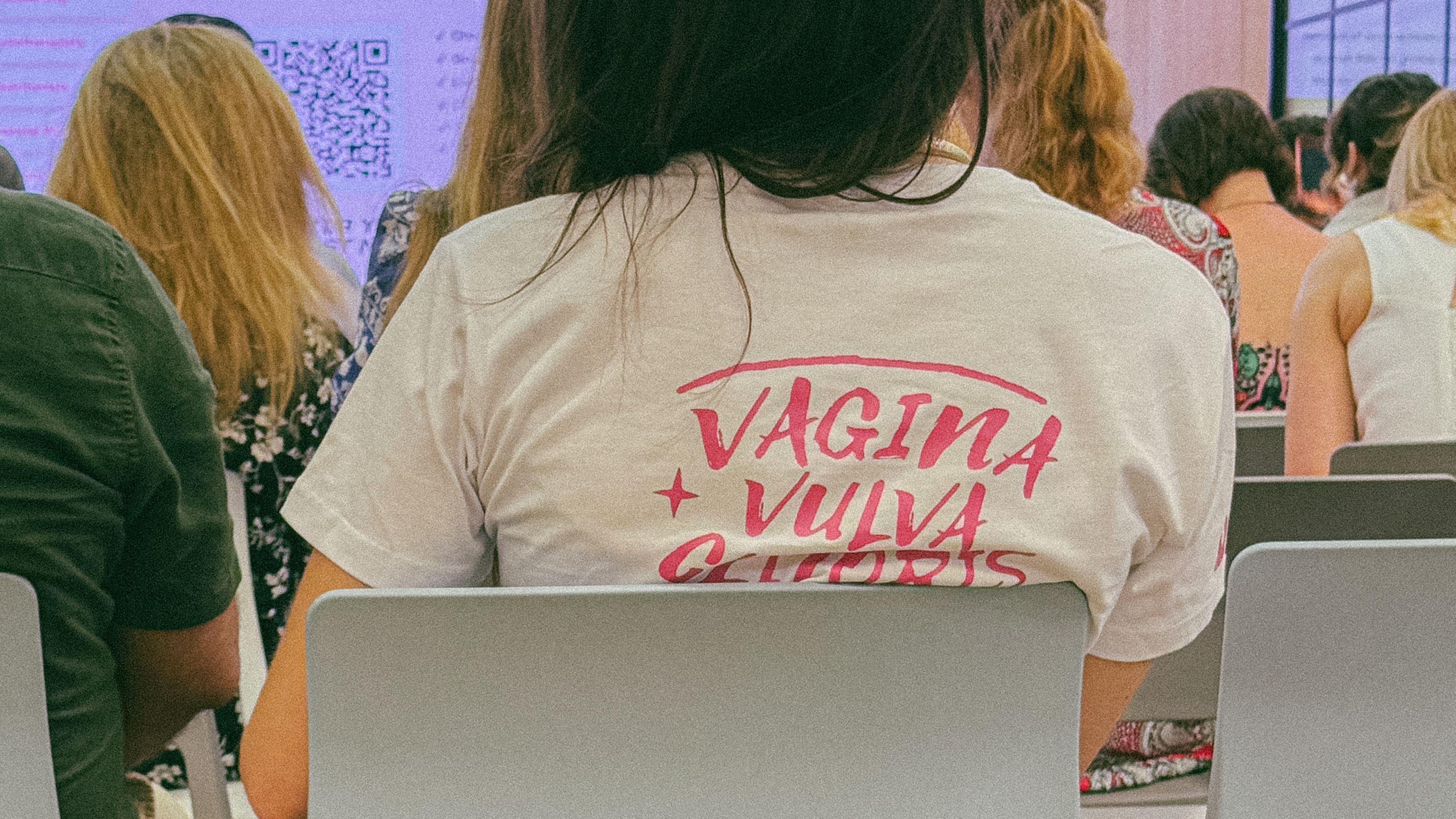 T shirt reading Vagina, Vulva, Clitoris