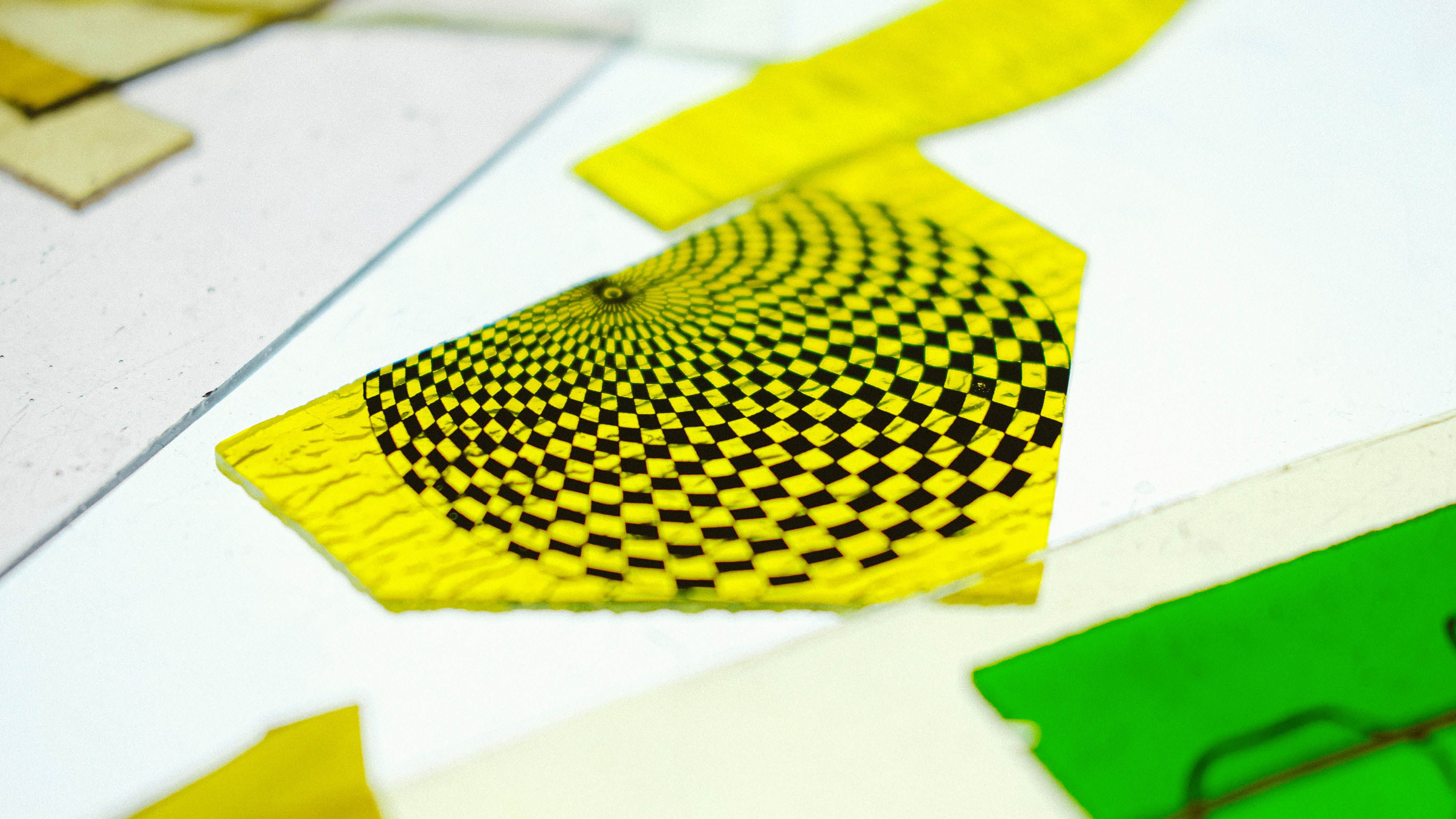 Glass detail in the stained glass museum