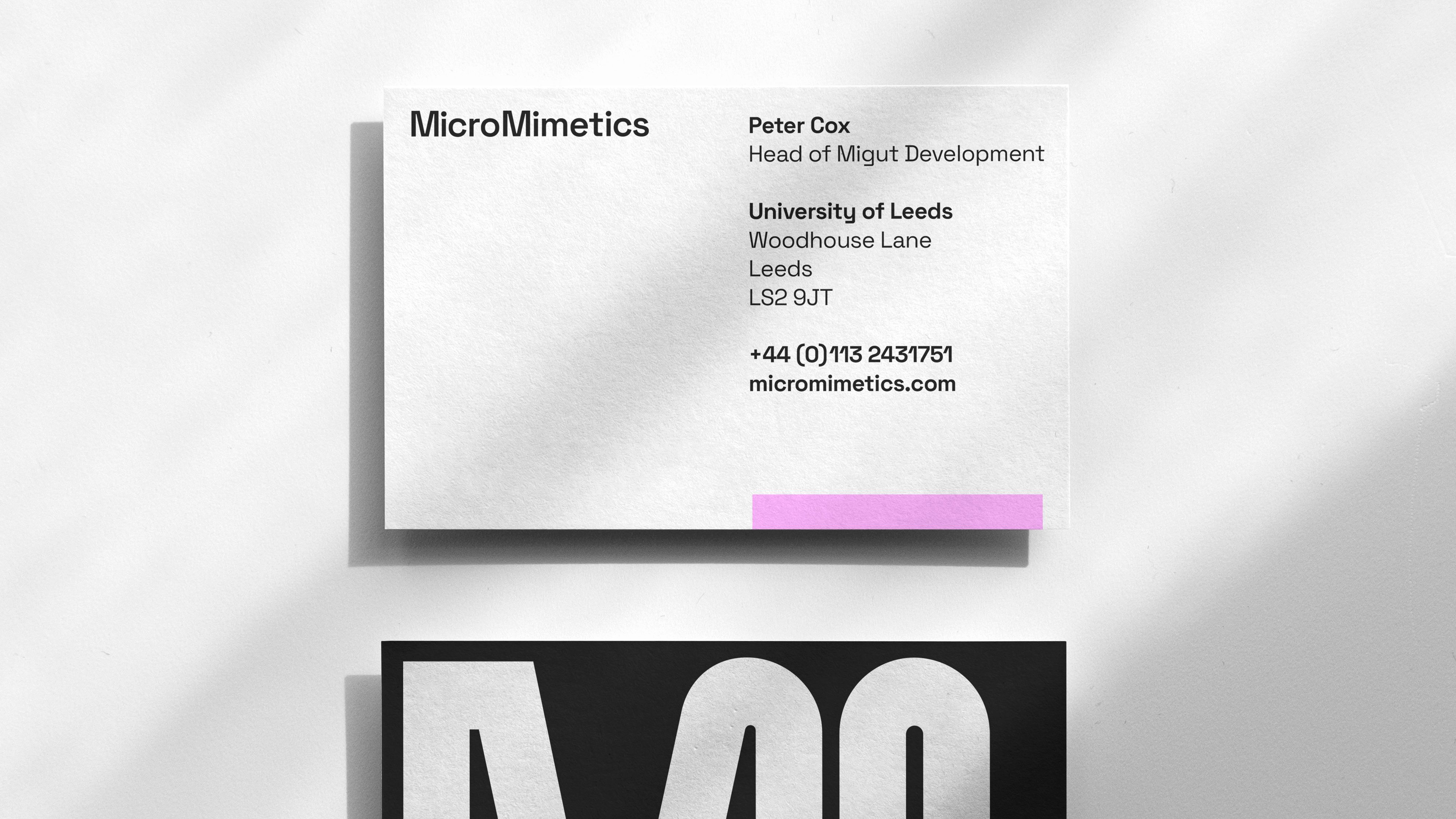 MicroMimetics business card