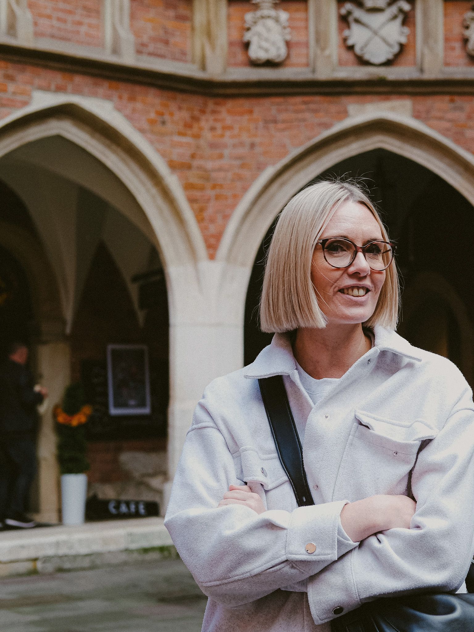 Portrait of a woman in the old University