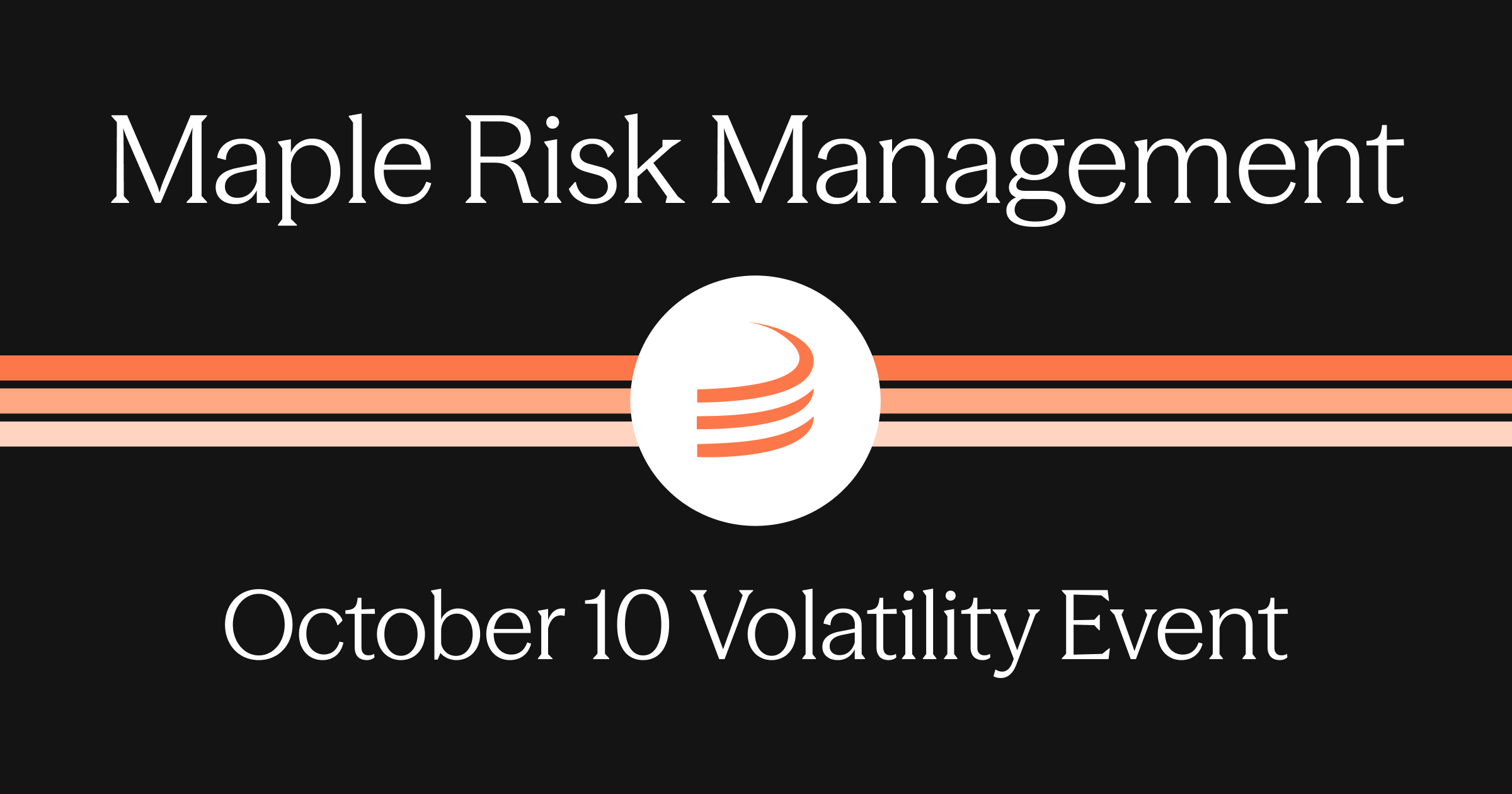 Maple Risk Management: October 10th, 2025 Volatility Event