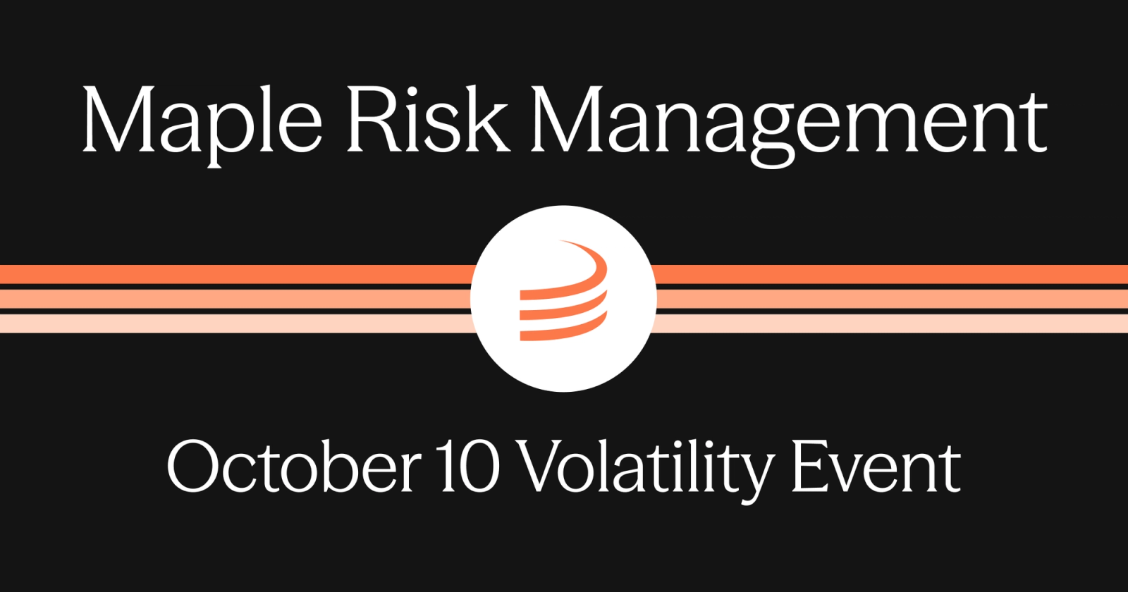 Maple Risk Management: October 10th, 2025 Volatility Event