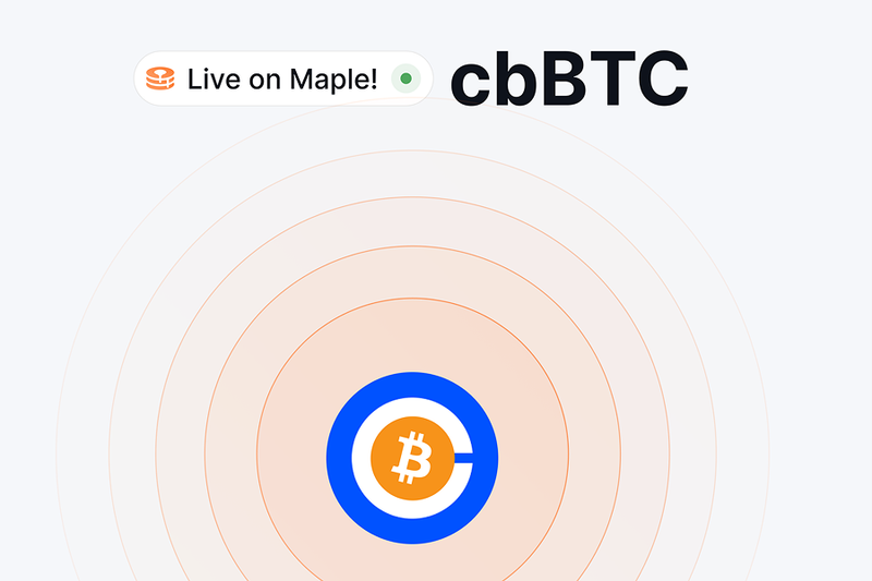 cbBTC: Live on Maple