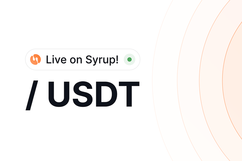 USDT: now live on Syrup