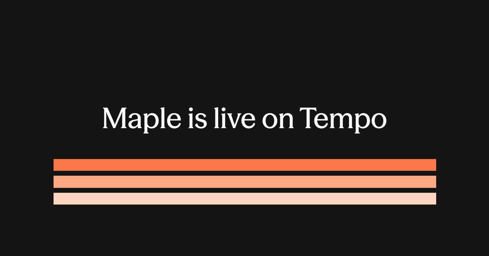 Maple Finance Brings Institutional Yield Opportunities to Tempo's Fintech Infrastructure
