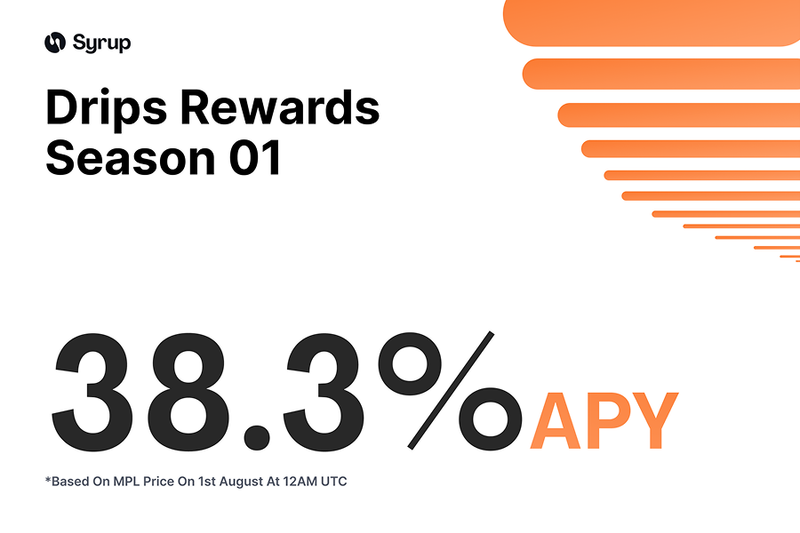 Syrup Season 1: Up to 38.3% Total APY for Users