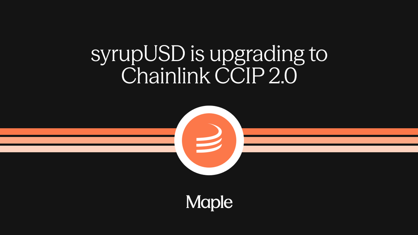 syrupUSD assets are upgrading to Chainlink CCIP 2.0