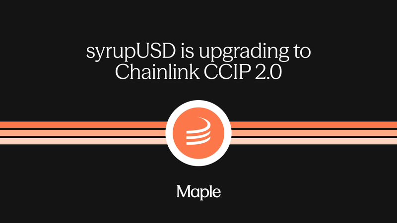 syrupUSD assets are upgrading to Chainlink CCIP 2.0