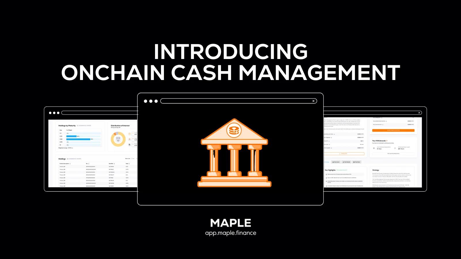 Introducing the Cash Management Pool. Where onchain allocators put idle capital to work.