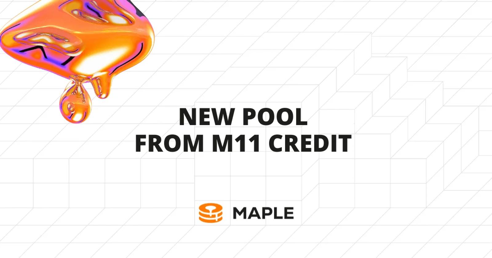 M11 Credit has opened a new pool to lend to premier low-latency trading firms