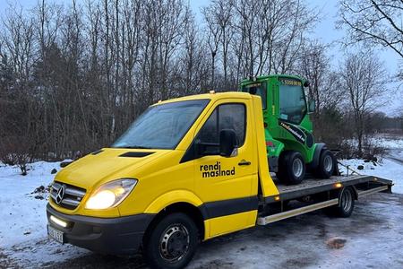 Transport puksiirautoga (veos kuni 1,5t)