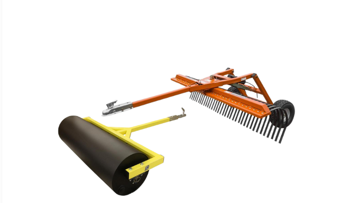 Järelveetav atv reha + mururull