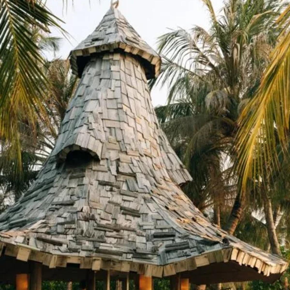 The open-flame grill kitchen at Primitive, Soneva Jani's live-fire restaurant