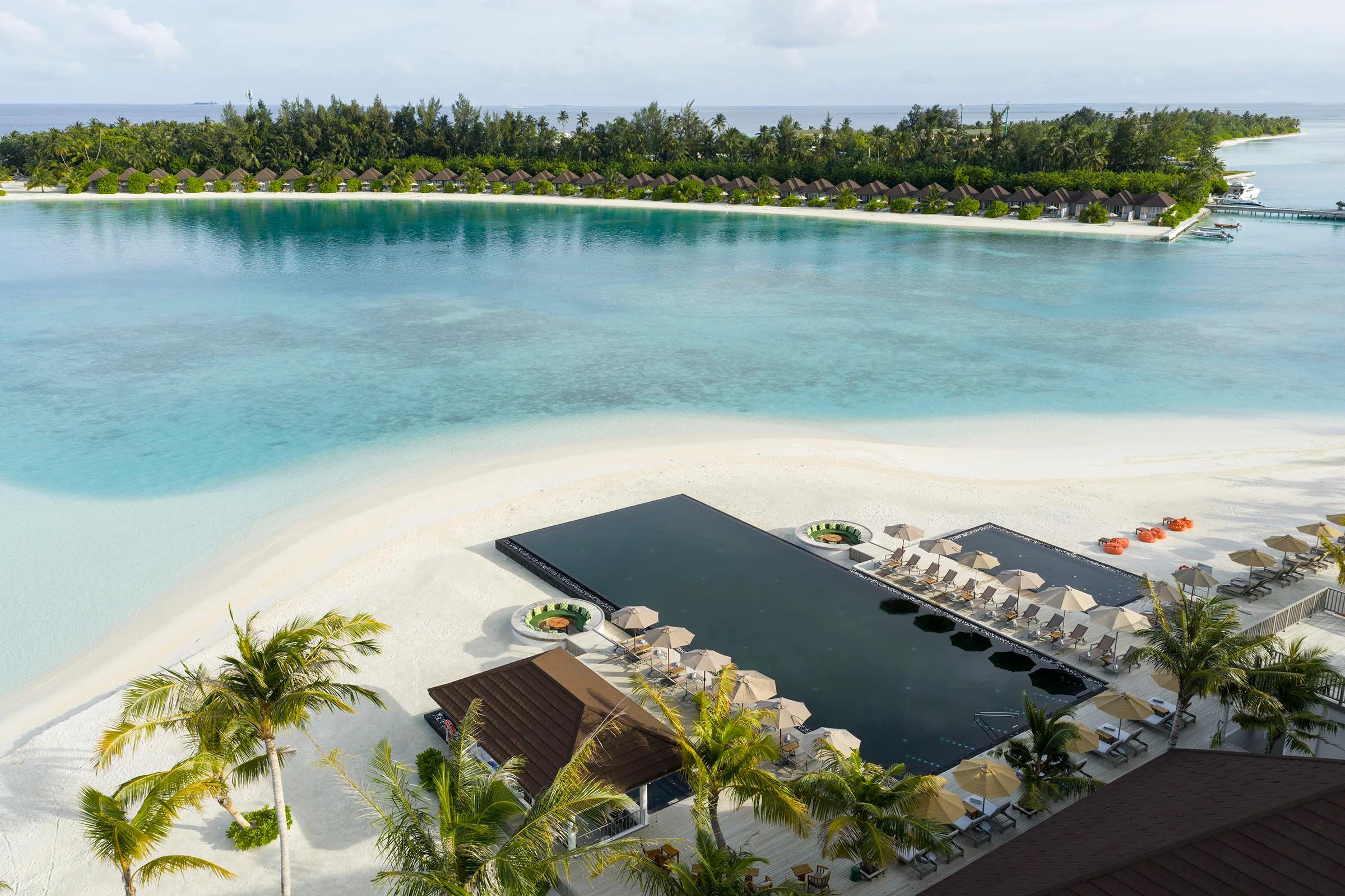Exterior of Olive Bar on Dream Island, Sun Siyam Olhuveli
