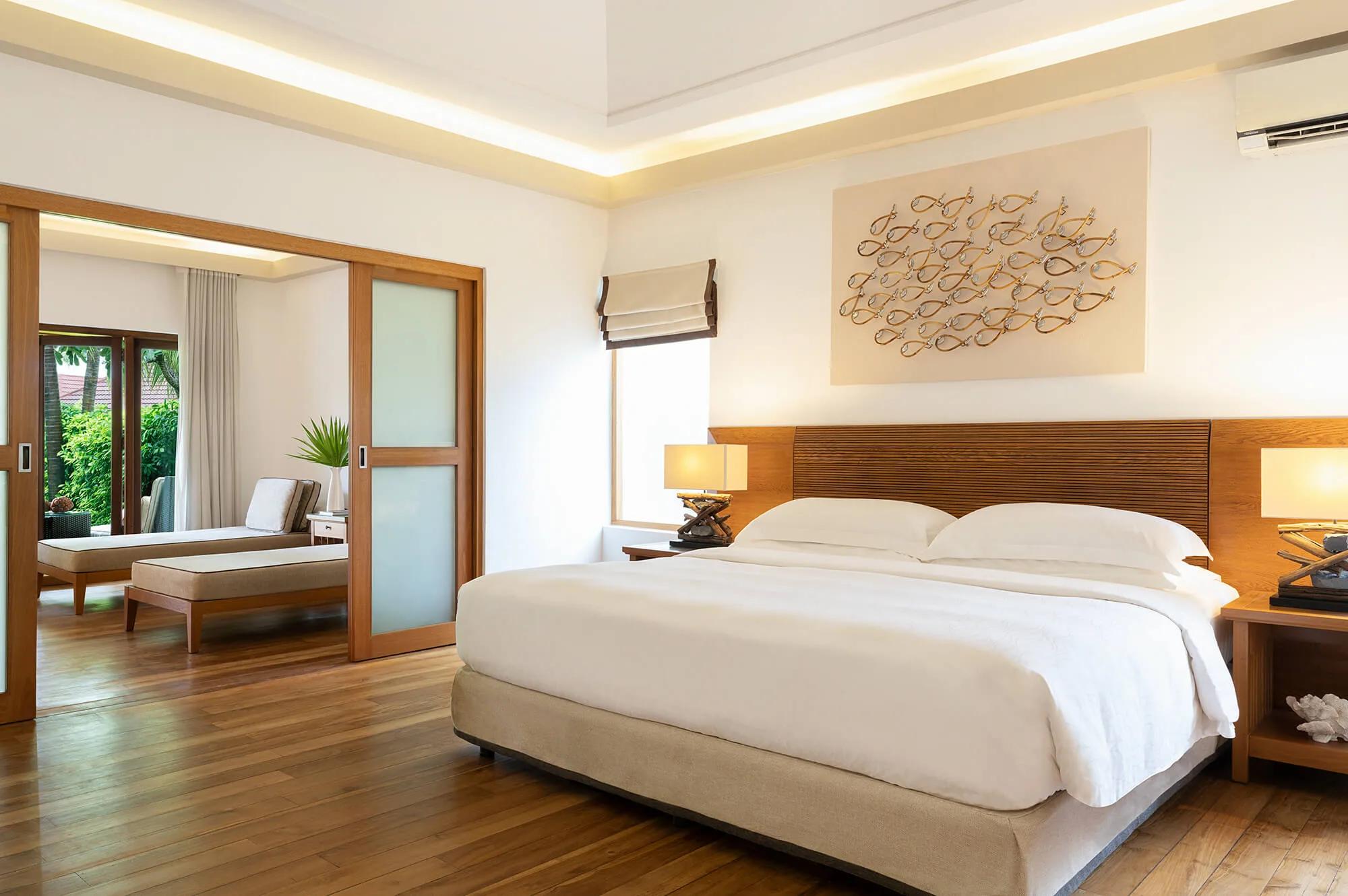 A Garden Pool Villa at Niva Kurumba, with its private pool set in the adjoining garden