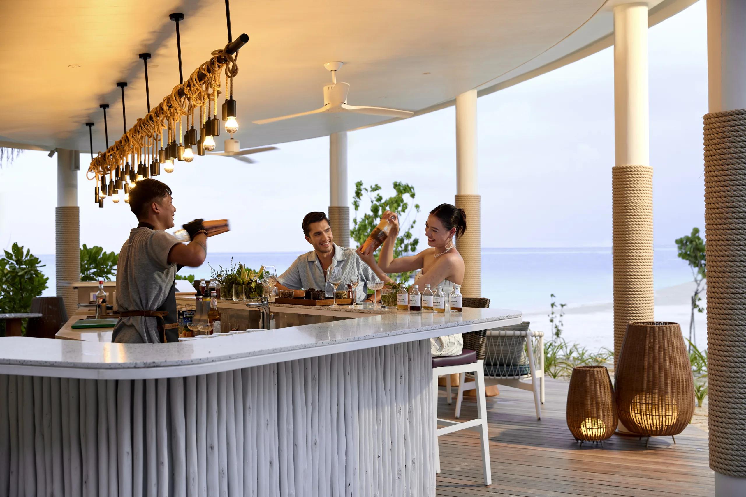 Suan Bua's open kitchen cooking studio, Centara Mirage Lagoon Maldives