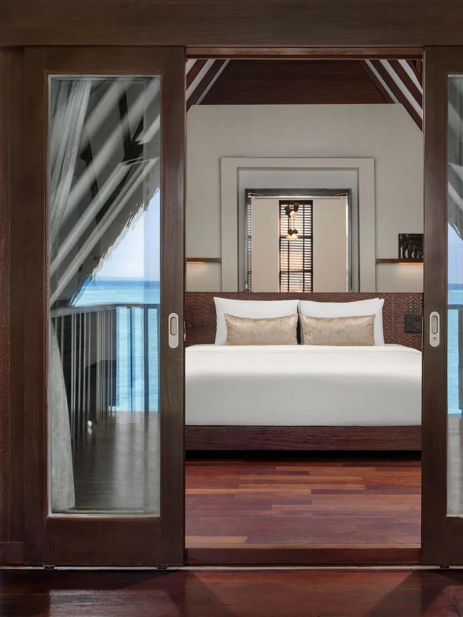 The Ocean Residence with Infinity Lap Pool at Heritance Aarah, the resort's single top villa