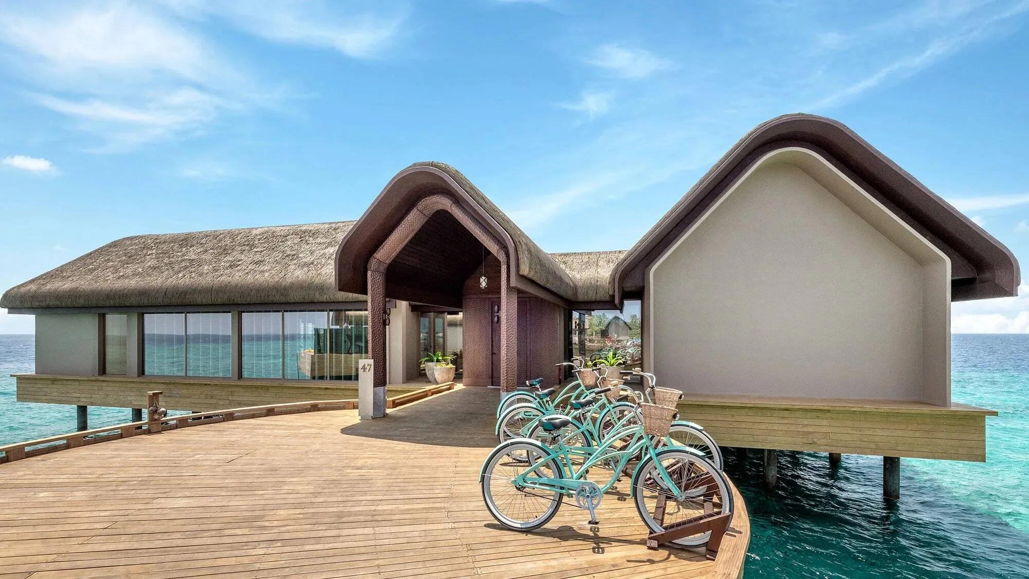 Entrance to the Four Bedroom Private Wellbeing Ocean Pool Residence at Joali Being