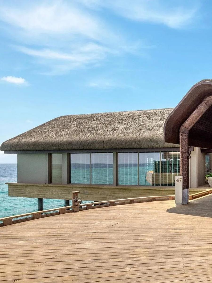 Entrance to the Four Bedroom Private Wellbeing Ocean Pool Residence at Joali Being