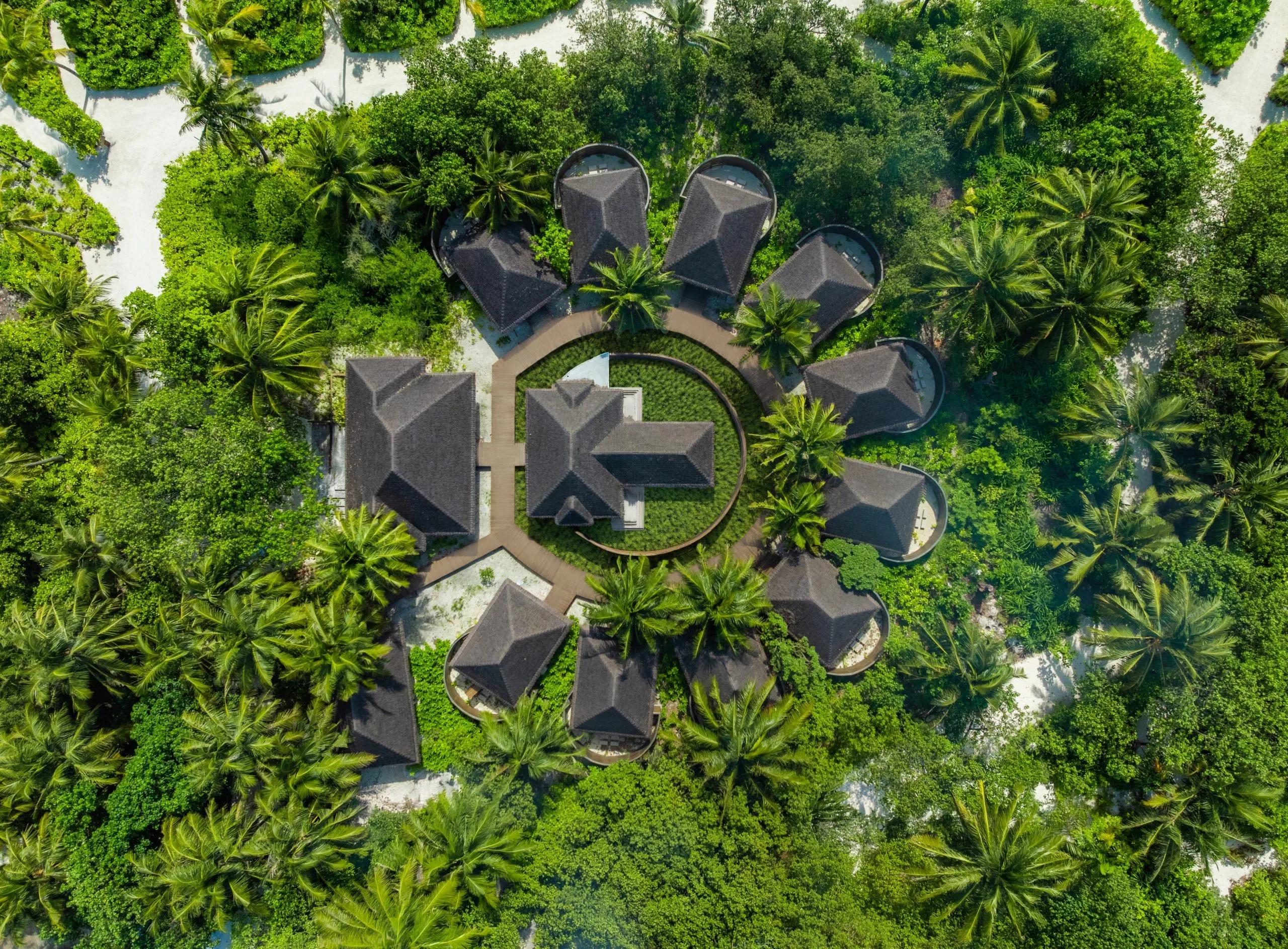 The exterior of Namm Spa at dusitD2 Feydhoo Maldives