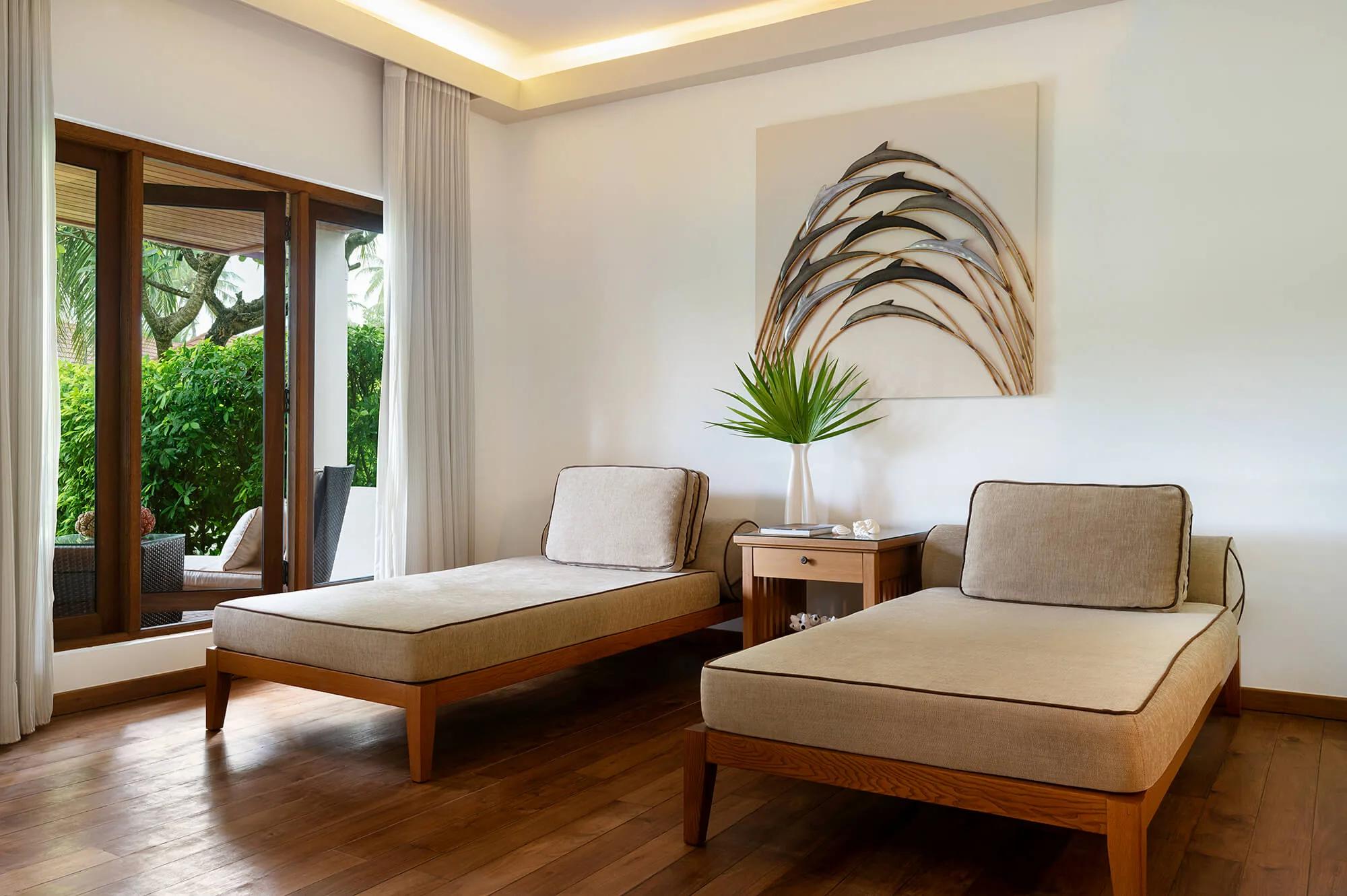 A Garden Pool Villa at Niva Kurumba with its private pool