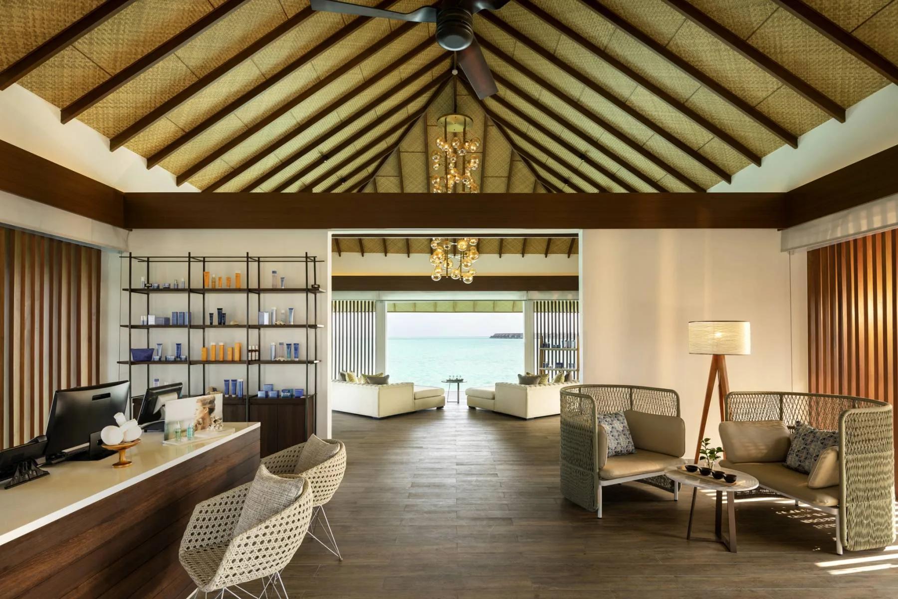A treatment room inside the overwater Pullman Spa