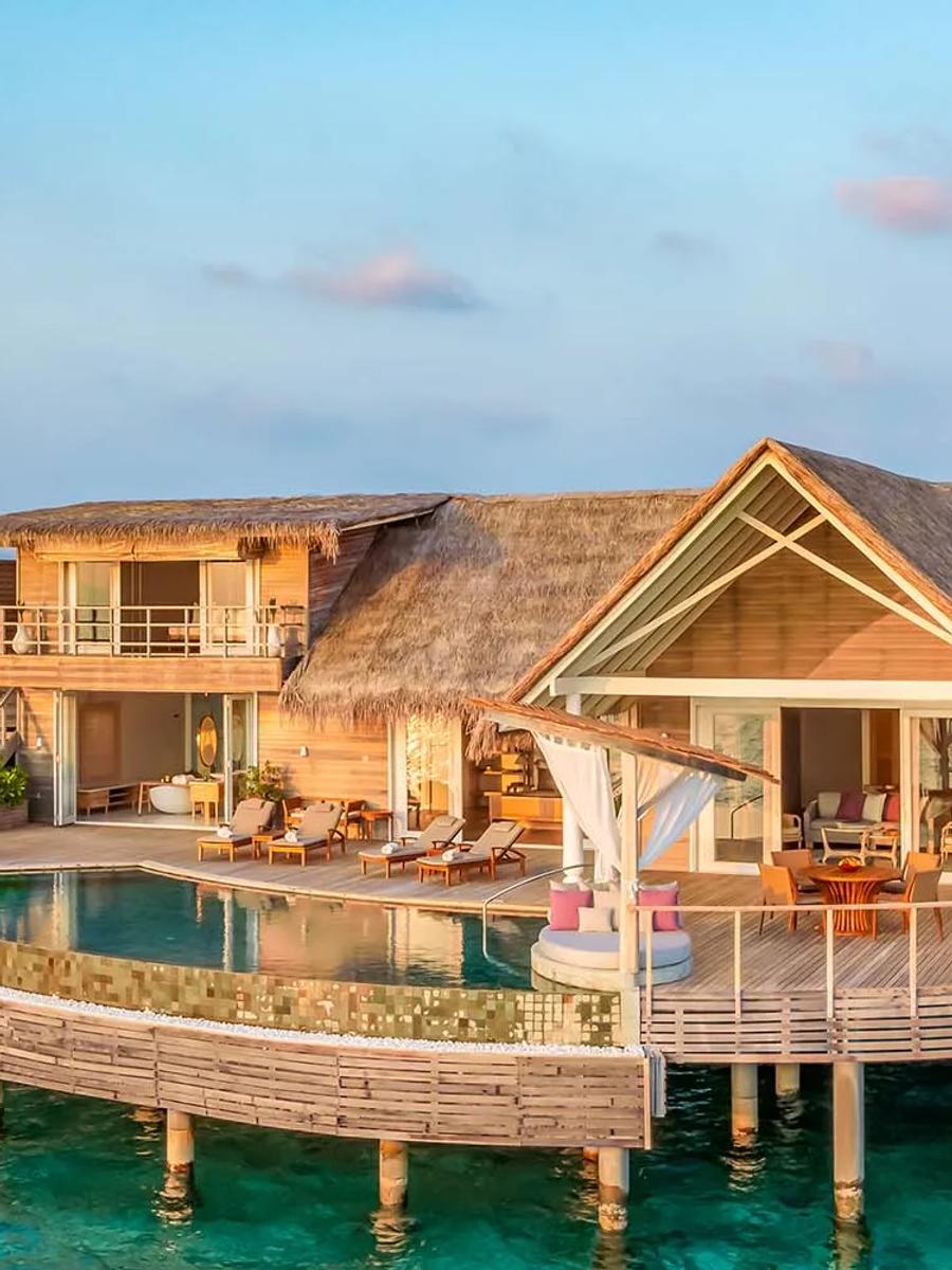 The Two Bedroom Ocean Residence at Milaidhoo, an overwater residence with an oversized private pool.