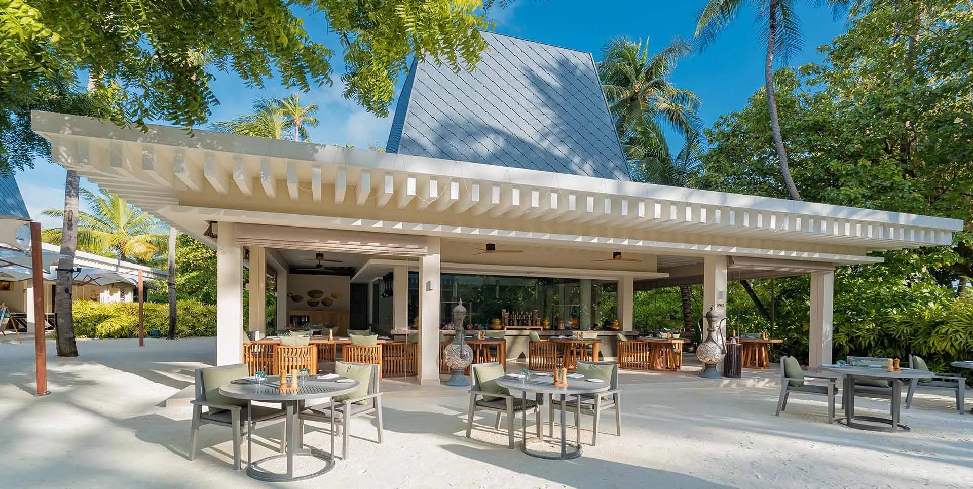 Spice's dining room at Kuda Villingili Resort Maldives