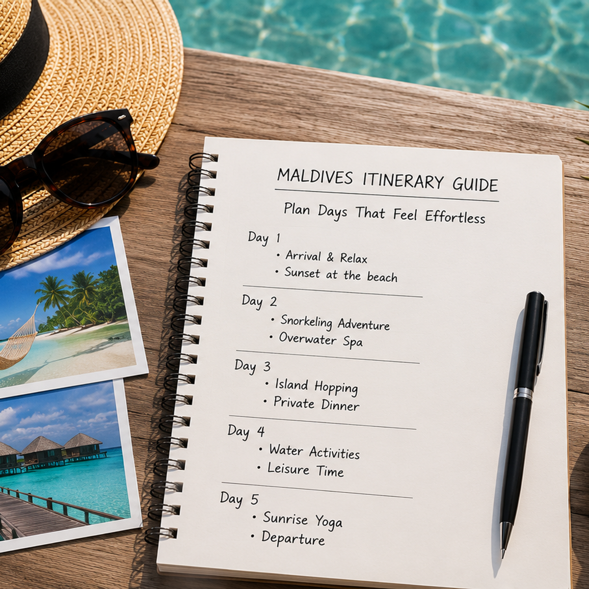 Maldives Itinerary Guide: How to Design Days That Feel Effortless
