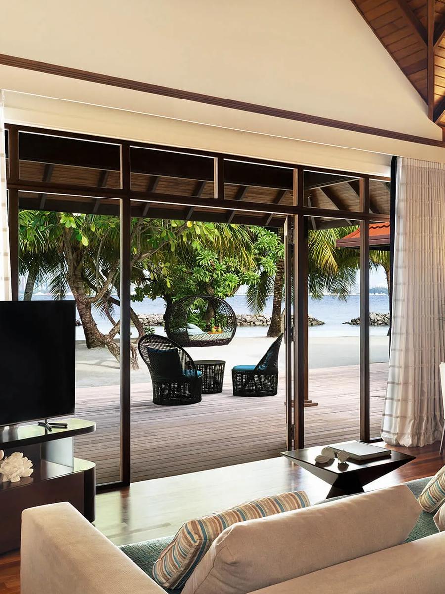 The Two Bedroom Kurumba Residence at Niva Kurumba, beachfront with two private pools