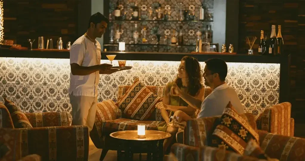 Fez, Niva Kurumba's shisha lounge, with its Arabic-influenced décor