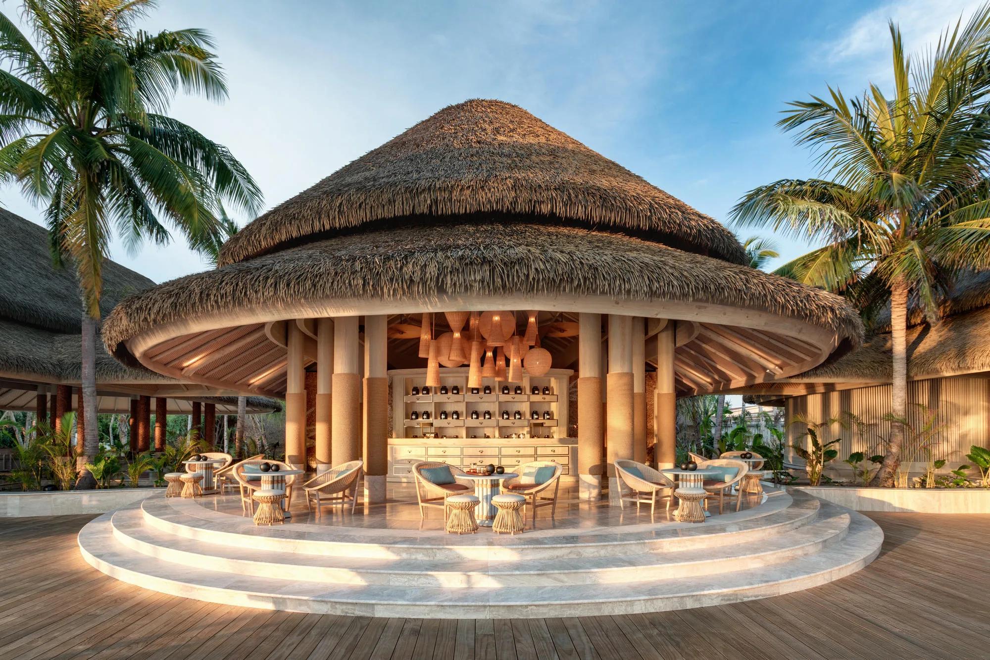 SAI Tea Lounge at Joali Being, hosted by the resort's resident Tea Sommelier
