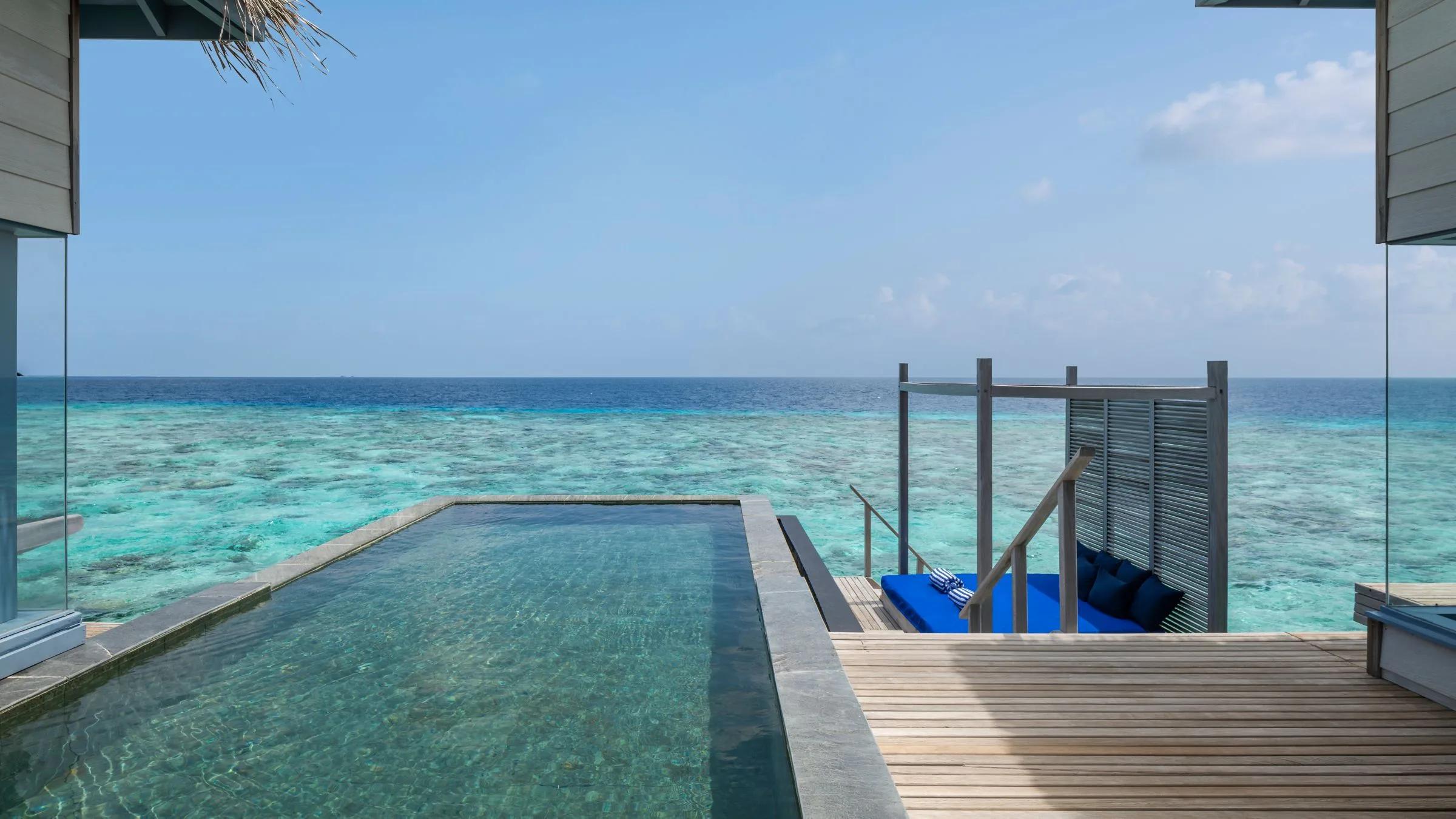The private infinity pool of a Two-Bedroom Villa
