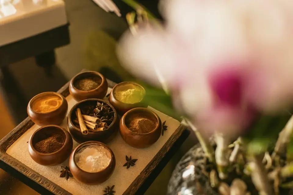 A spa treatment at LIME Wellbeing using ingredients grown on nearby islands