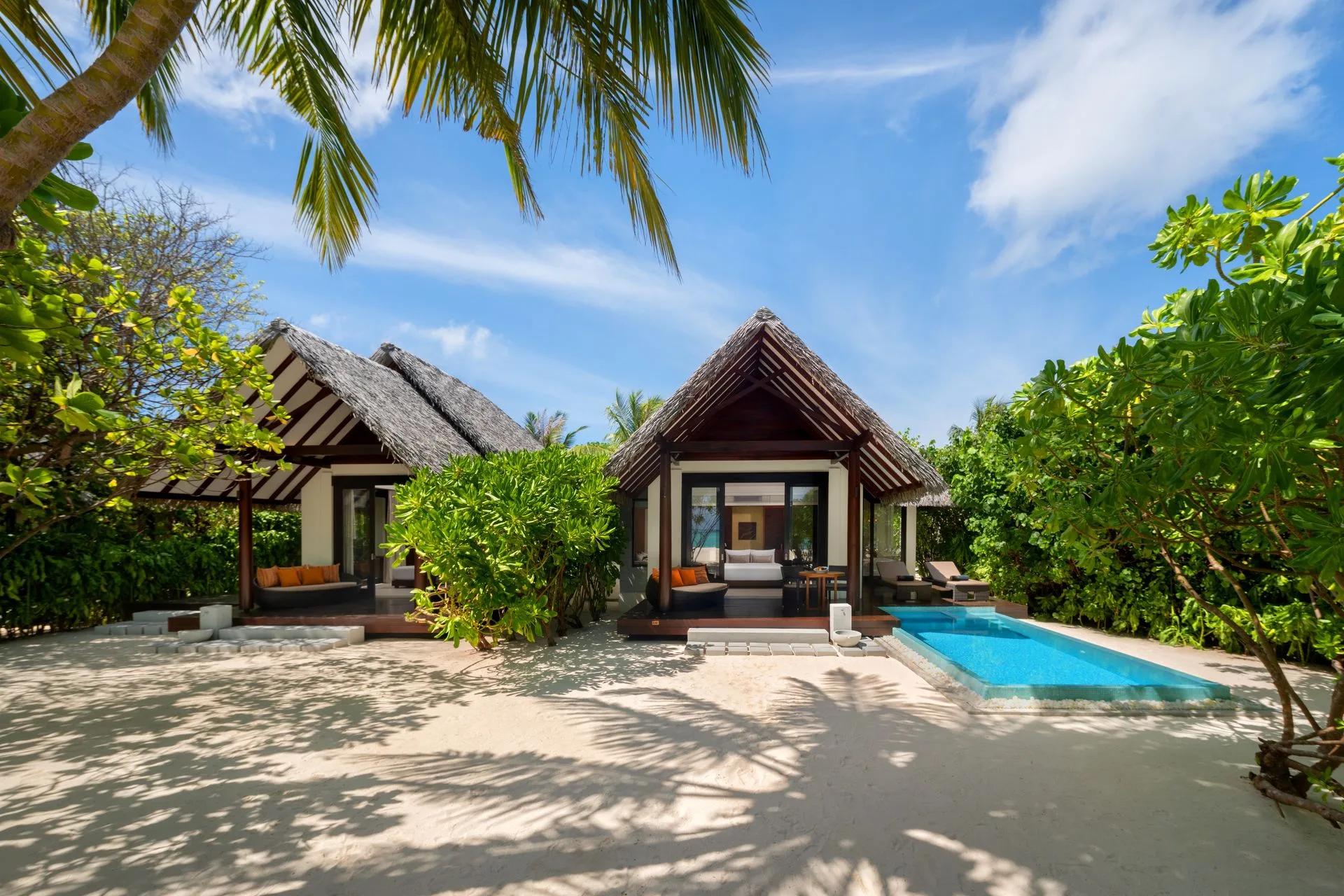 A Family Pool Beach Villa at Heritance Aarah with its private plunge pool