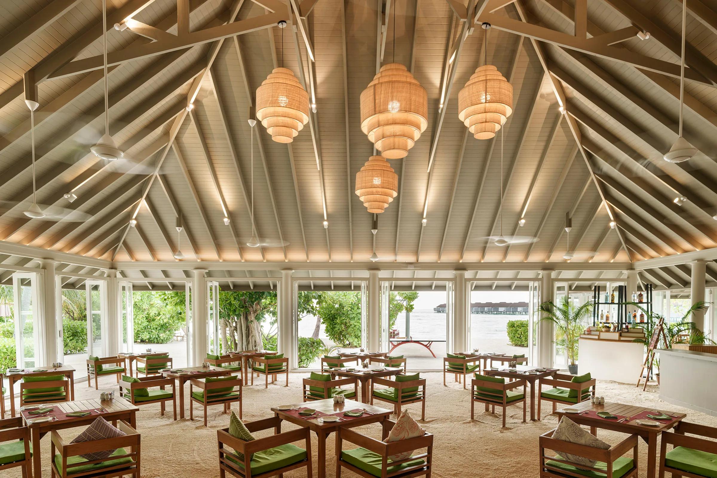 Buffet dining room at Malaafaiy, Dream Island