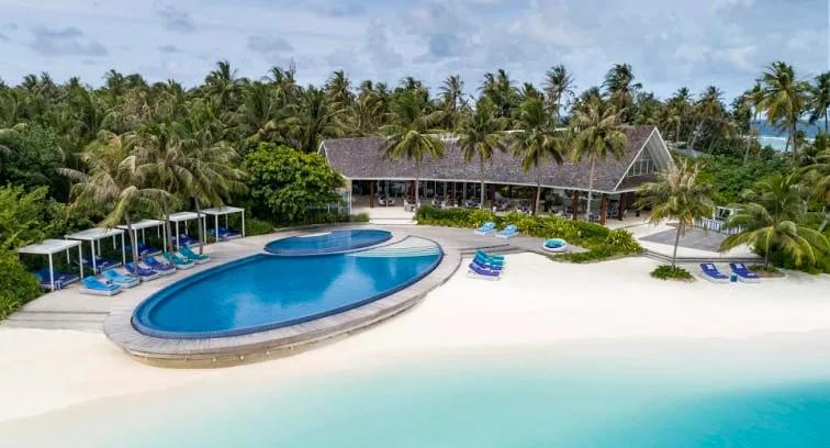 Blu, Niyama's Mediterranean restaurant on the beachfront of Play island