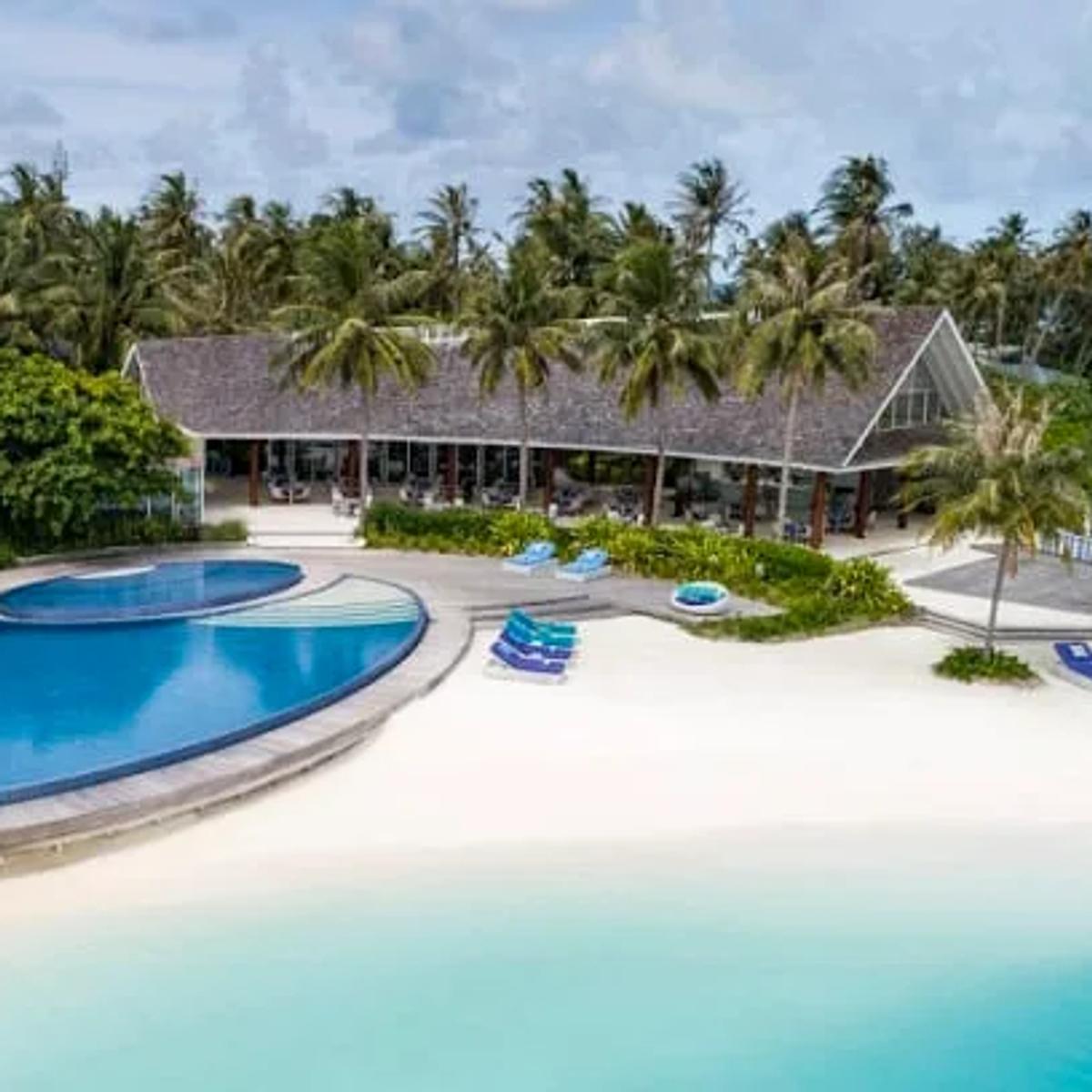 Blu, Niyama's Mediterranean restaurant on the beachfront of Play island