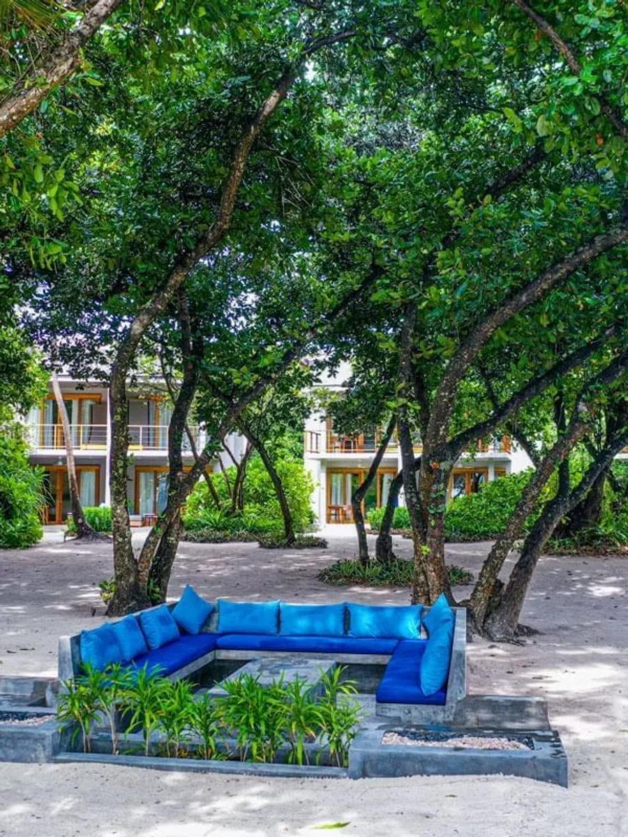 The exterior of the Family 4 Bedroom Nest at Ifuru Island Maldives