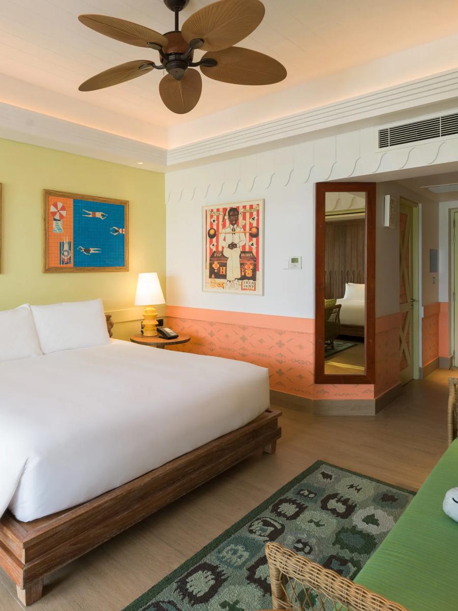 Bedroom in the 2 Bedroom Family Beach Room at SAii Lagoon Maldives