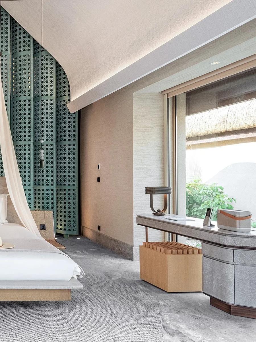Exterior of a Two Bedroom Beach Pool Villa at Joali Being — the larger Two Bedroom Wellbeing Beach Pool Villa has no dedicated published photo, so its closest sibling category stands in here