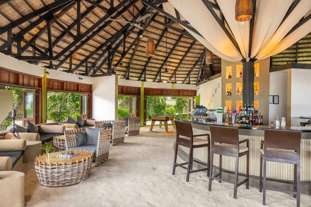 Interior of Kuredhi Pool Bar at Angsana Velavaru
